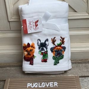 Adorable Dog Hand Towel Set of 2